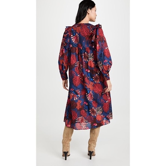 FARM Rio Animal Tapestry Midi Dress XS - Picture 3 of 8